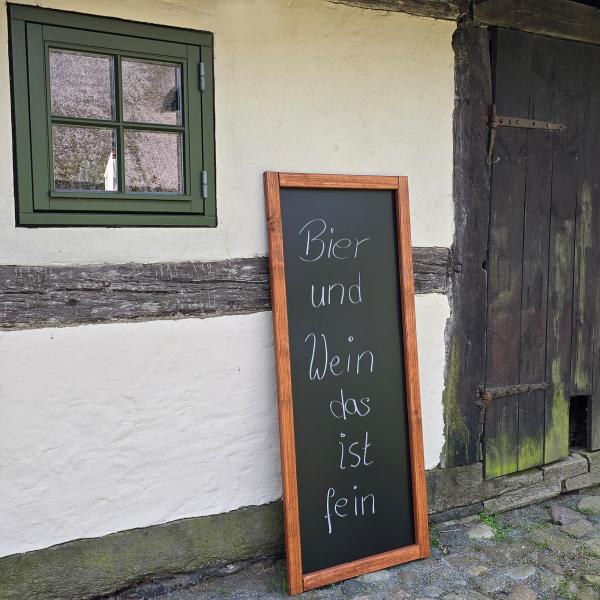 Große Outdoor Kreidetafel für die Gastronomie