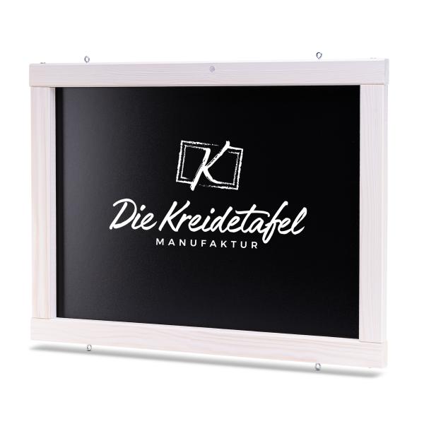 kreidetafel-holzrahmen-weiß-70x50