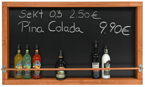 Wandbar als Kreidetafel für die Gastronomie