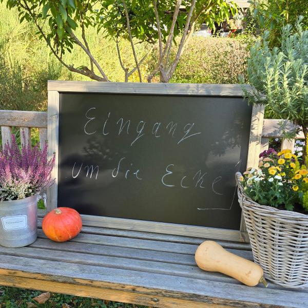 Kreidetafel in vielen Farben